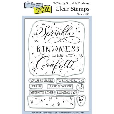 The Crafter's Workshop Clear Stamps - Sprinkle Kindness